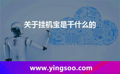 關(guān)于掛機寶是干什么的? 關(guān)于掛機寶是干什么的?