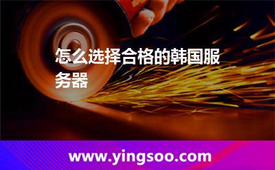 怎么選擇合格的韓國服務器