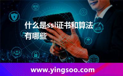 什么是ssl證書和算法有哪些