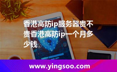 香港高防ip服務(wù)器貴不貴香港高防ip一個(gè)月多少錢