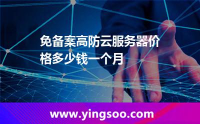 免備案高防云服務(wù)器價(jià)格多少錢一個(gè)月