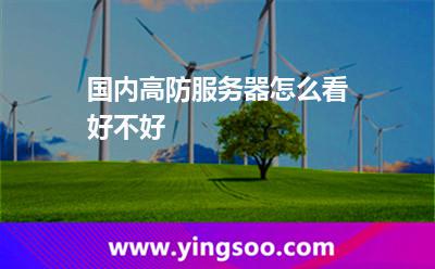 國內高防服務器怎么看好不好 國內高防服務器怎么看好不好