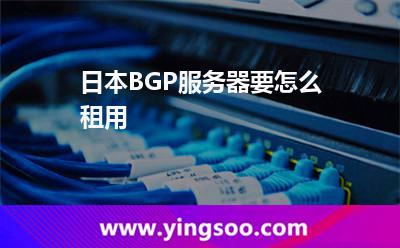 日本BGP服務器要怎么租用
