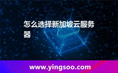 怎么選擇新加坡云服務(wù)器 怎么選擇新加坡云服務(wù)器