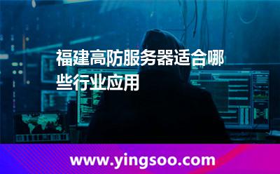 福建高防服務器適合哪些行業(yè)應用