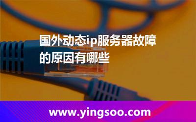 國外動態(tài)ip服務(wù)器故障的原因有哪些