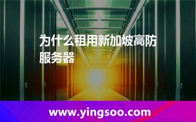 為什么租用新加坡高防服務(wù)器 為什么租用新加坡高防服務(wù)器
