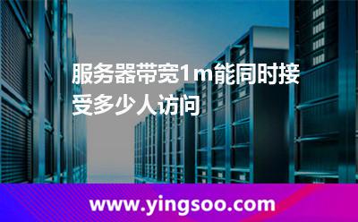 服務器帶寬1m能同時接受多少人訪問? 服務器帶寬1m能同時接受多少人訪問?